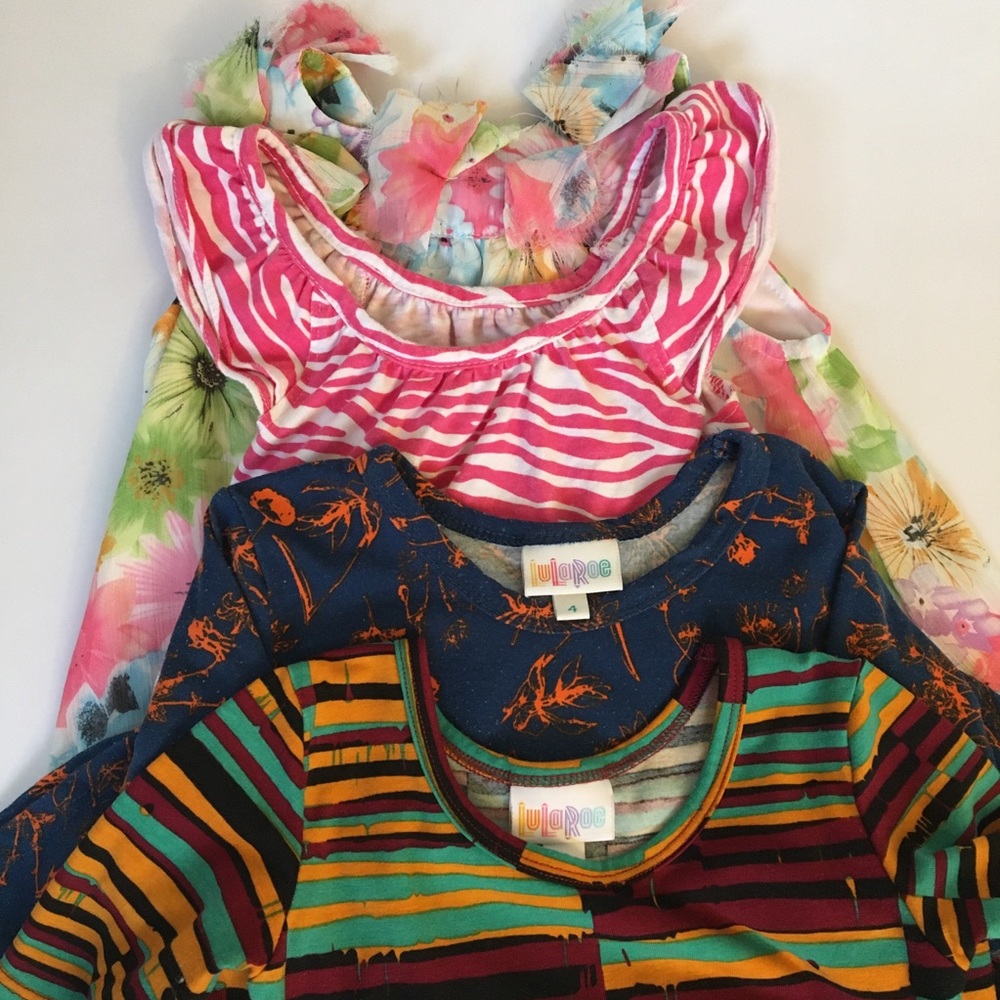 Bundle of (4) size 4T Dresses